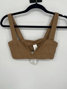 NWT L*Space Lee Lee Small Tan Bikini Top - Picture 1 of 5