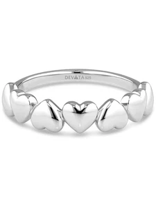 DEVATA Sterling Silver Sweet Heart Ring LVM6221 - Picture 1 of 4