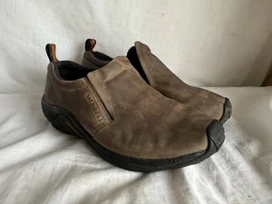 Mocassini scarpe da passeggio Merrell Jungle Moc da uomo taglia 12 in camoscio marrone - Foto 1 di 7