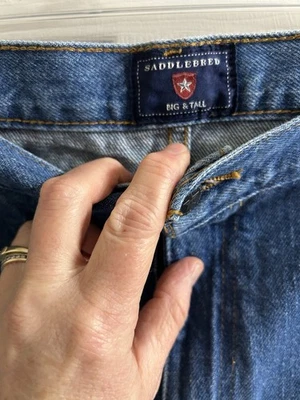 Pantalones de mezclilla para hombre Saddlebred 44x32 nuevos Foto 1 de 4