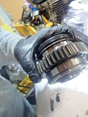 Yamaha XJ1100 1982 engranaje de embrague de arranque Foto 1 de 4