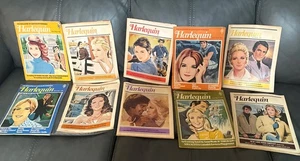 10 Vintage harlequin romance books lot large print - Imagen 1 de 11