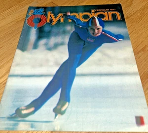 February 1977 THE OLYMPIAN, UNITED STATES OLYMPIC COMMITTEE  - Speed Skating - Picture 1 of 14