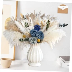 100pcs Artificial Flower Arrangements with Vase, Dining Table Centerpiece, - Picture 1 of 8