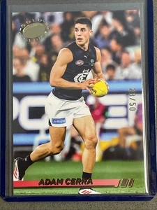 2025 AFL Select Eminence Gold Cards 1994 G13 Adam Cerra Carlton 23/50 - Picture 1 of 2