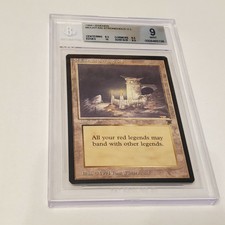 BGS Graded 9 MINT 1994 Legends Mountain Stronghold MTG Magic the Gathering