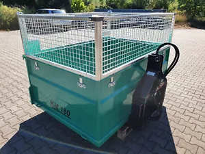 Heckcontainer, Kippmulde, Traktor, Schlepper, KM 180 - Bild 1 von 14
