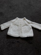 baby hand knitted cardigans 3-6 months 