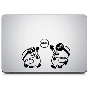 Minions Decal For Macbook Laptop Car Window Bumper Die Cut Wall Decor Sticker - Picture 1 of 7