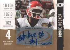 2008 SAGE HIT Football Autographs Gold #A34 Bruce Hocker Auto /250