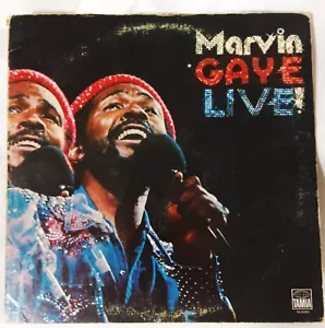 MARVIN GAYE LIVE 1974 TAMLA RECORD T6-333 S1 GATEFOLD TESTED - Picture 1 of 6