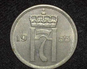 NORWEGEN 1955 10 ERZ KM396 CA. BANKFRISCH ~X93 - Bild 1 von 2