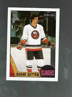 1987-88.   OPC.     Duane Sutter       #43.     NM+.    nice centering - Image 1 of 2