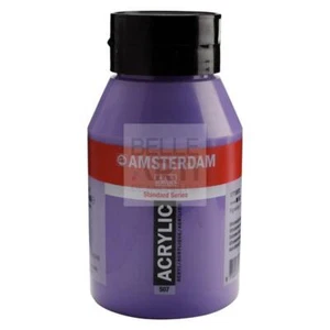 COLORE ACRILICO 507 BLU OLTR. VIOL. SERIE AMSTERDAM "ACRYLIC" FLACONE DA 1L - Picture 1 of 4
