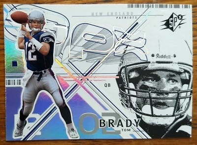 TOM BRADY, 2002 UPPER DECK SPx #6 - Image 1 of 2