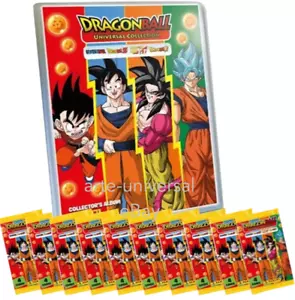 10 PACKUNGEN (40 Karten) + BINDERALBUM Dragon Ball Universal Panini Trading Cards - Bild 1 von 4