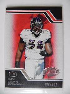 Tarjeta de fútbol americano Topps Triple Threads Ray Lewis Baltimore Ravens #87 2008 - Imagen 1 de 1