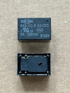 24 piezas relé / relé: 842-1C-S 24VDC - Song Chuan - 24VD - 3A - 125VAC - 6 pines - Imagen 1 de 2