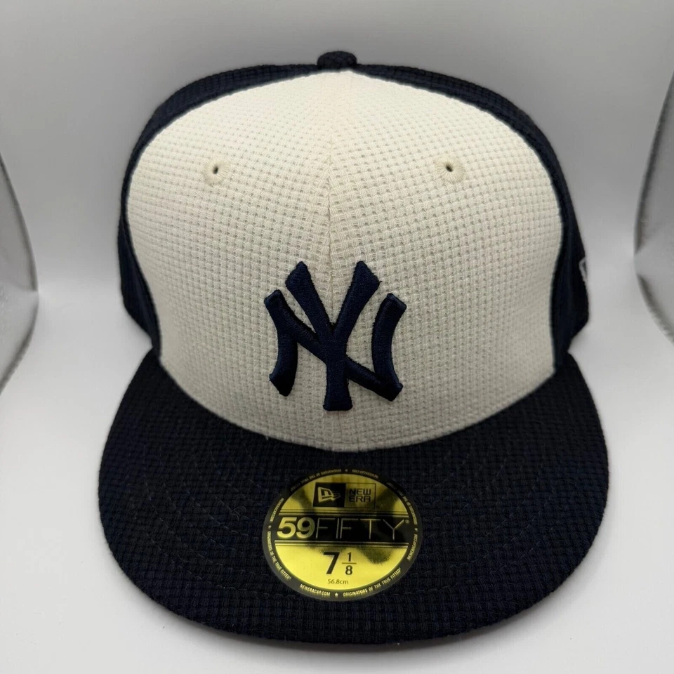 Era 59Fifty New York Yankees Navy/White Thermal Front Fitted Hat 7 1/8