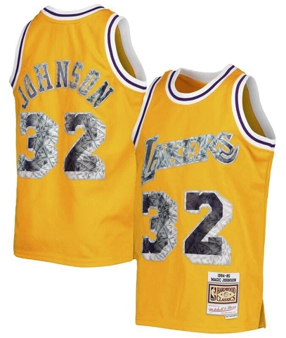 Mitchell & Ness Magic Johnson Jersey Lakers NBA 75th 84-85 Men’s Large New Cover