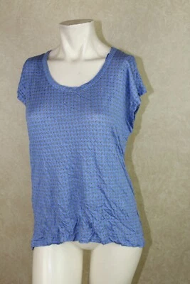 Nuevo Top Michael Kors para Mujer Estampado Azul Adriático Talla Pequeña PS NUEVO CON ETIQUETAS __ B6A2 Foto 1 de 4