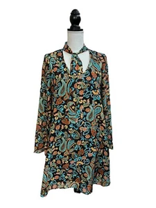 Beige by eci Womens Multicolor Floral Lined Shift Dress 6 - Picture 1 of 4