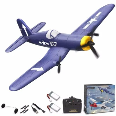 Volantex F4U Corsair 2.4G 3CH Fix-Wing RC Airplane Fighter Aerobatic RTF Glider - Image 1 of 4