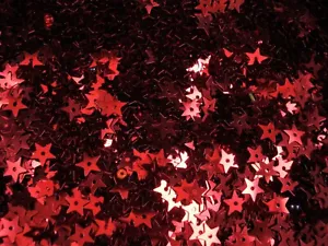 Sequins Stars 8mm Metallic Red 125g DIY Crafts Art Embellishment - Bild 1 von 2