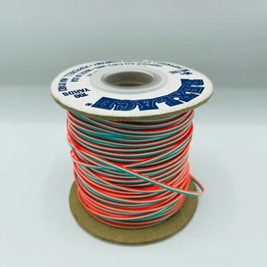 Rexlace Pepperell Braiding Plastic Lace Teal White Pink Yards Spool Over 60+ Yds - Picture 1 of 5