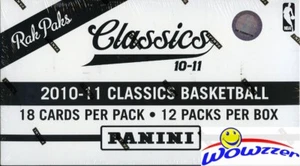 2010/11 Panini Classics Basketball HUGE Factory Sealed Jumbo Fat Box-216 Cards! - Picture 1 of 1