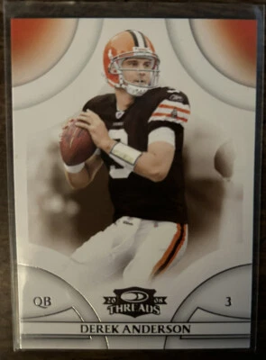 2008 Donruss Threads Derek Anderson #129 Cleveland Browns - Image 1 of 2