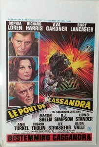 THE CASSANDRA CROSSING - SOPHIA LOREN - ORIGINAL BELGIAN MOVIE POSTER - Picture 1 of 1