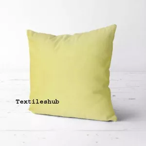 Small To Large Cushion Cover Plain Cotton Of Indian All Size Pillow Covers Throw - Picture 1 of 19