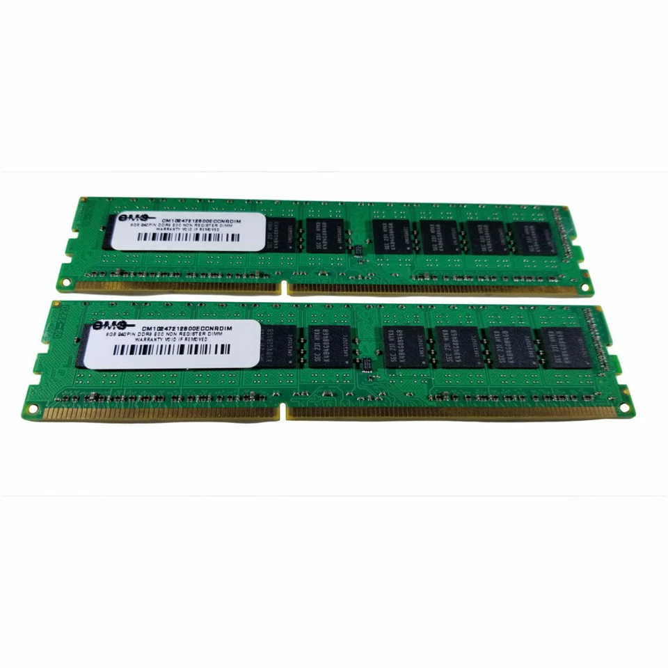 16 GB (2x8 GB) 240 PINES PC3-10600 ECC sin búfer DIMM memoria RAM de servidor por CMS B87 Foto 1 de 1