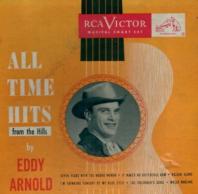EDDY ARNOLD 3 RECORD COLORED VINYL BOX SET-ALL TIME   ( PIC SLV. & RECORD) (M-) - Image 1 of 2