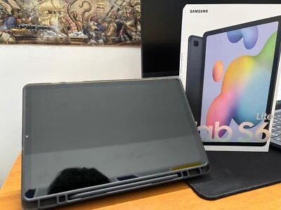 Samsung tab s6 lite - tablet nero penna e cover - Immagine 1 di 2