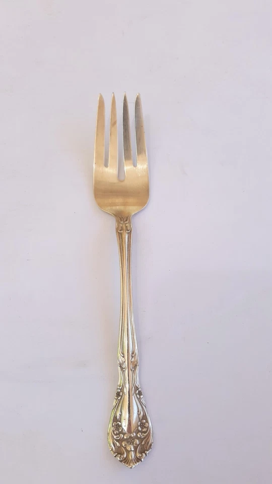 Tenedores de ensalada de rosas para castillo cubiertos Alvin Sterling Foto 1 de 2