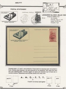 ITALY, 1953. A.M.G. F.T.T. Post Card Milan Science Fair H&G 160, Mint - Picture 1 of 1