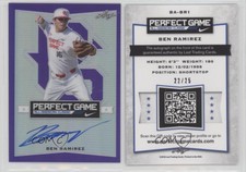 2016 Leaf Perfect Game All-American Classic Metal /25 Ben Ramirez #BA-BR1 Auto