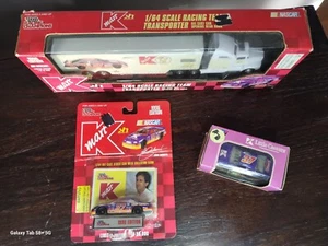 NASCAR 1/64 Scale K-Mart Little Caesars Cars and Hauler - Picture 1 of 14