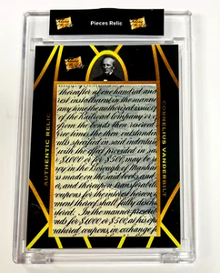 2022 Pieces of the Past Cornelius Vanderbilt Jumbo Relic #4 - Bild 1 von 2