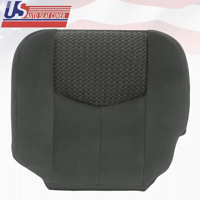 Cubierta de asiento inferior de tela gris oscuro para Chevy Avalanche 1500 y 2500 2003 a 2004 Foto 1 de 4