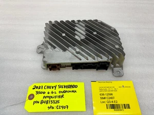 21 CHEVROLET GMC 2500 3500 OEM STEREO RADIO AMP AMPLIFICADOR 84813325 19-22 - Imagen 1 de 10