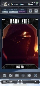 Topps Star Wars Digital Card Trader Dark Side 2 Kylo Ren Insert - Picture 1 of 1