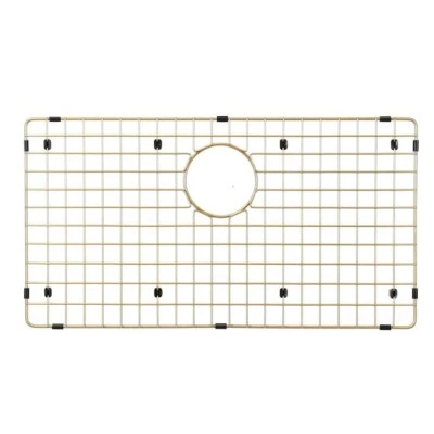 Starstar Sinks Protector Matte Gold 304 Stainless Steel Kitchen Sink Bottom Grid