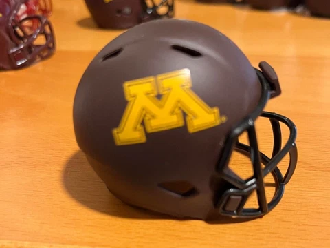 Riddell pocket pro football helmet Minnesota Golden Gophers SPEED matte Cover