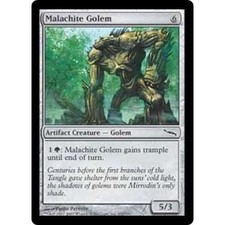 MTG Malachite Golem NM - Mirrodin