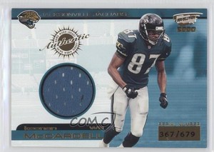 2000 Pacific Revolution Game Worn Jerseys /679 Keenan McCardell #6