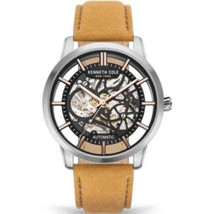 Kenneth Cole New York Orologio Automatico Scheletro da Uomo - Foto 1 di 3