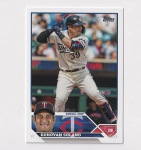 (10) Donovan Solano 2023 TOPPS UPDATE SERIES CARD LOT #US106 MINNESOTA TWINS - Picture 1 of 1